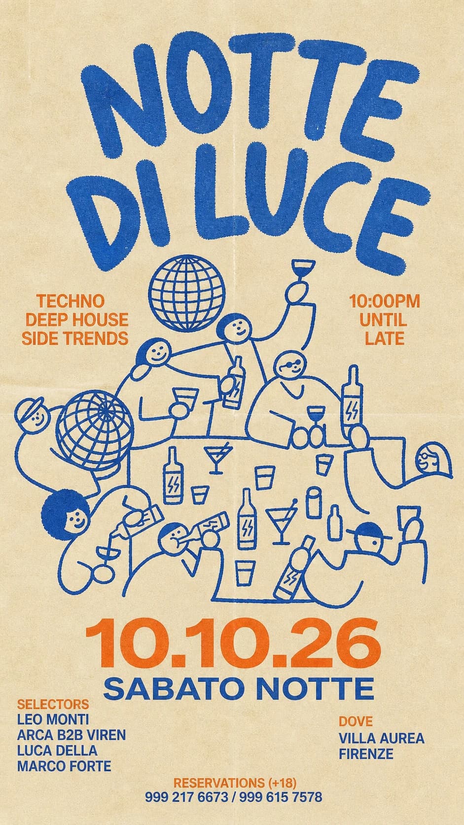 Flyer for Notte di Luce