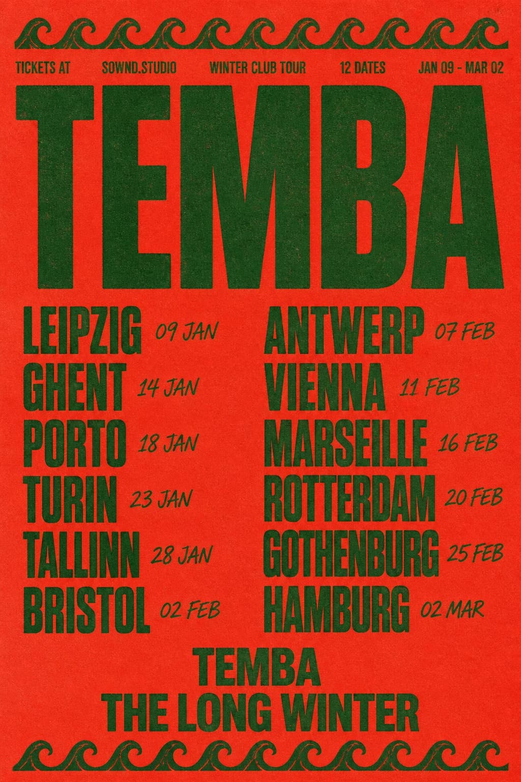 Flyer for Temba: The Long Winter